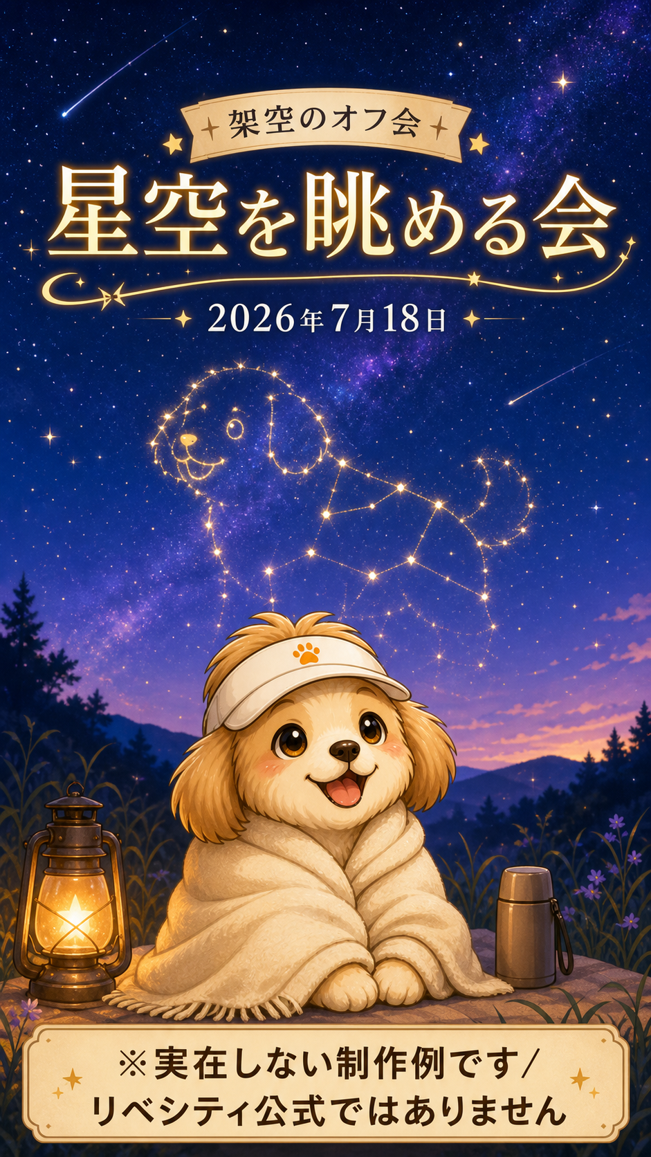 星空を眺める会の案内
